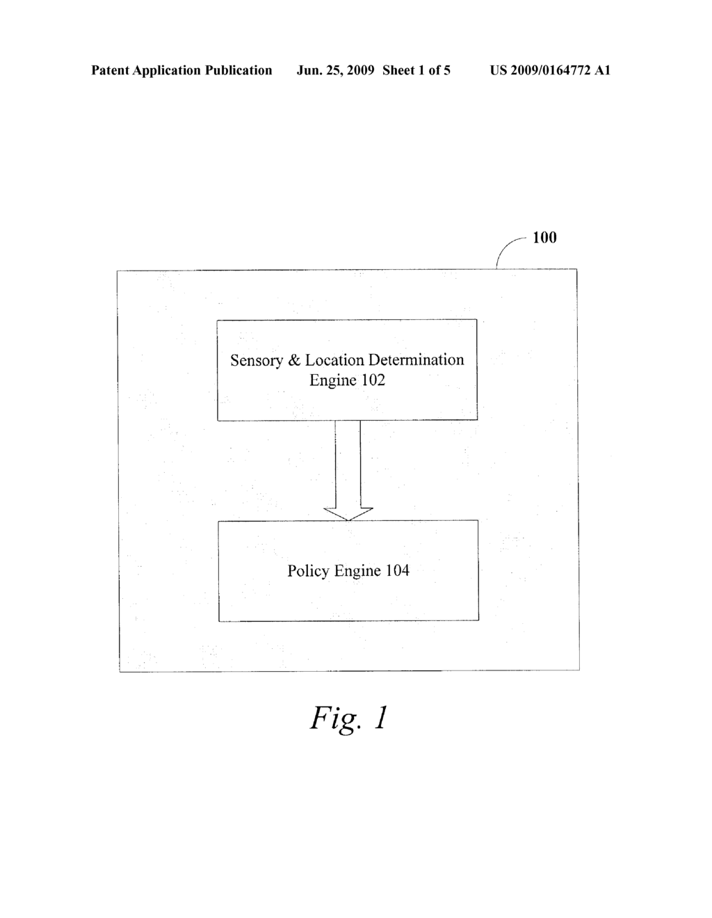 LOCATION BASED POLICY SYSTEM AND METHOD FOR CHANGING COMPUTING ENVIRONMENTS - diagram, schematic, and image 02