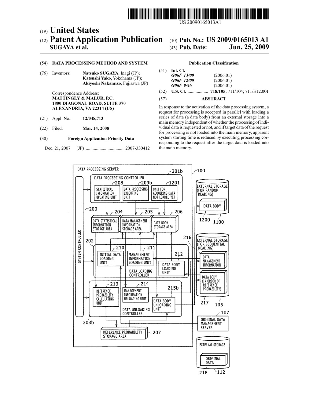 DATA PROCESSING METHOD AND SYSTEM - diagram, schematic, and image 01