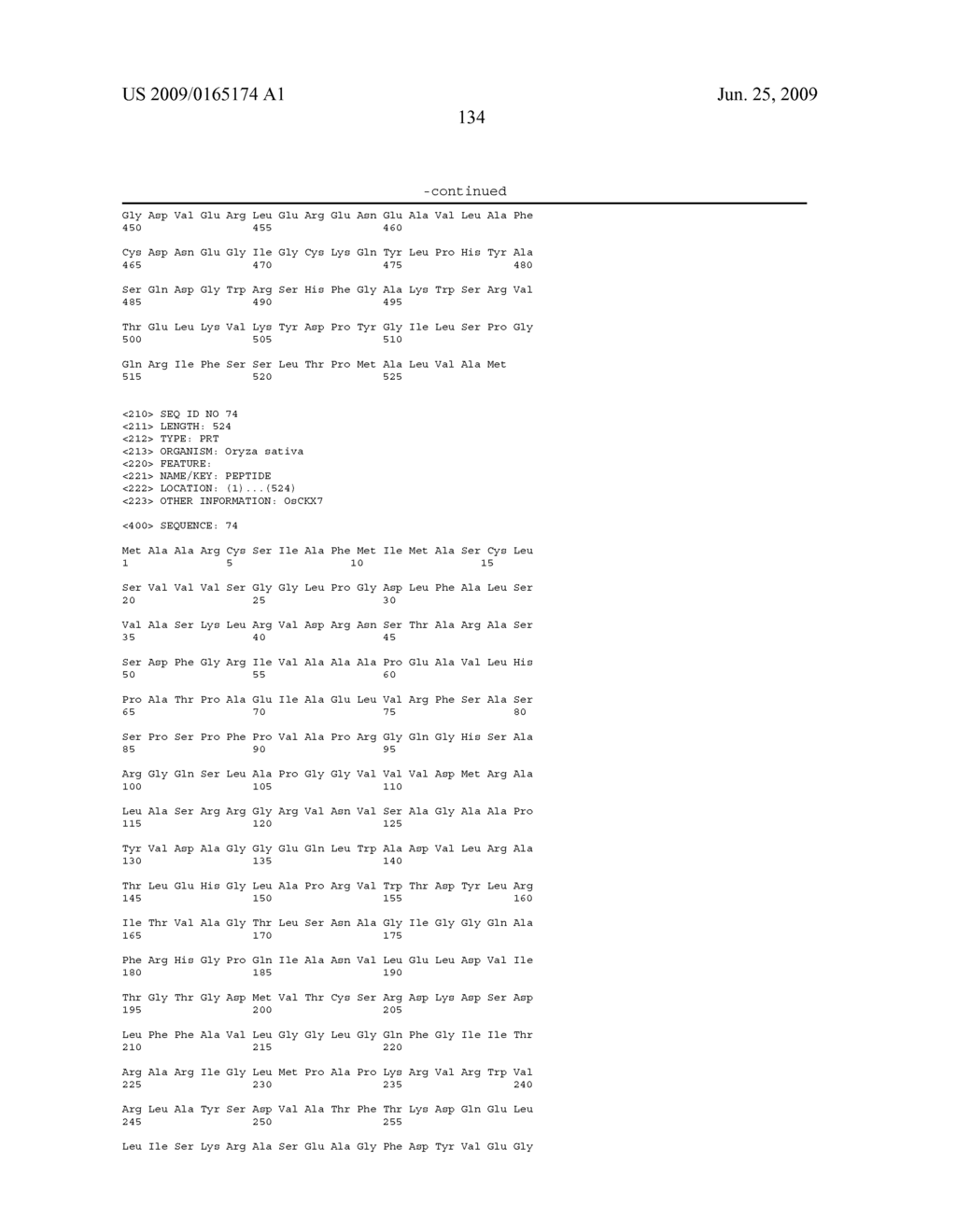 Cytokinin Oxidase Sequences and Methods of Use - diagram, schematic, and image 192