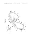 Diving face mask diagram and image