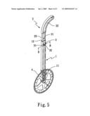 HANDLE FOR MEASURING WHEEL diagram and image