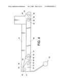 Door assembly for use in a home appliance diagram and image