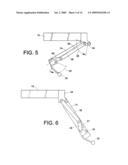 Door assembly for use in a home appliance diagram and image