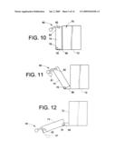 Door assembly for use in a home appliance diagram and image