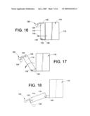 Door assembly for use in a home appliance diagram and image