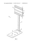 ADJUSTABLE SIGN HOLDER DEVICE diagram and image