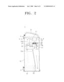 DUST SEPARATING APPARATUS FOR VACUUM CLEANER diagram and image