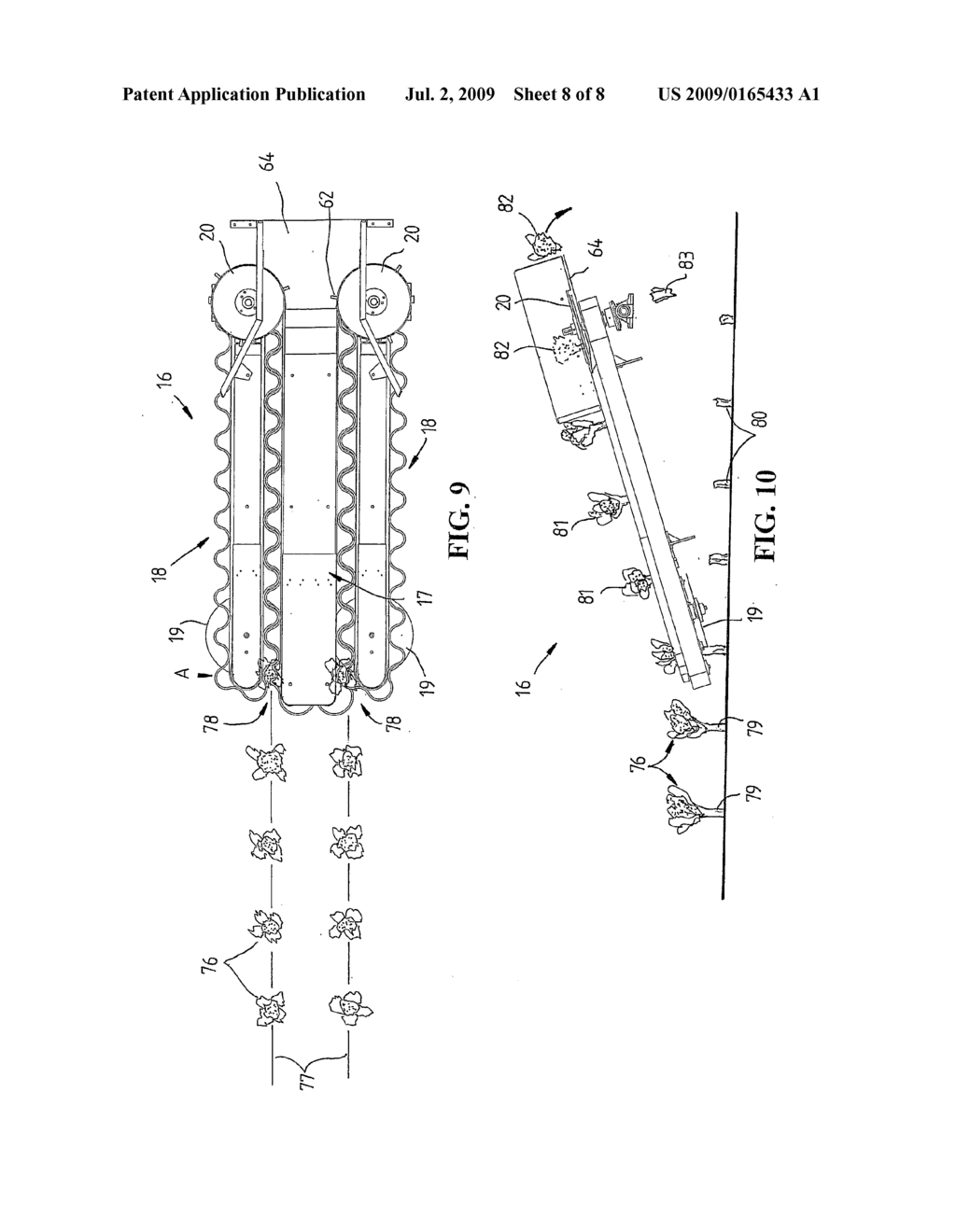 Method and Apparatus for Harvesting Standing Vegetable Crops - diagram, schematic, and image 09