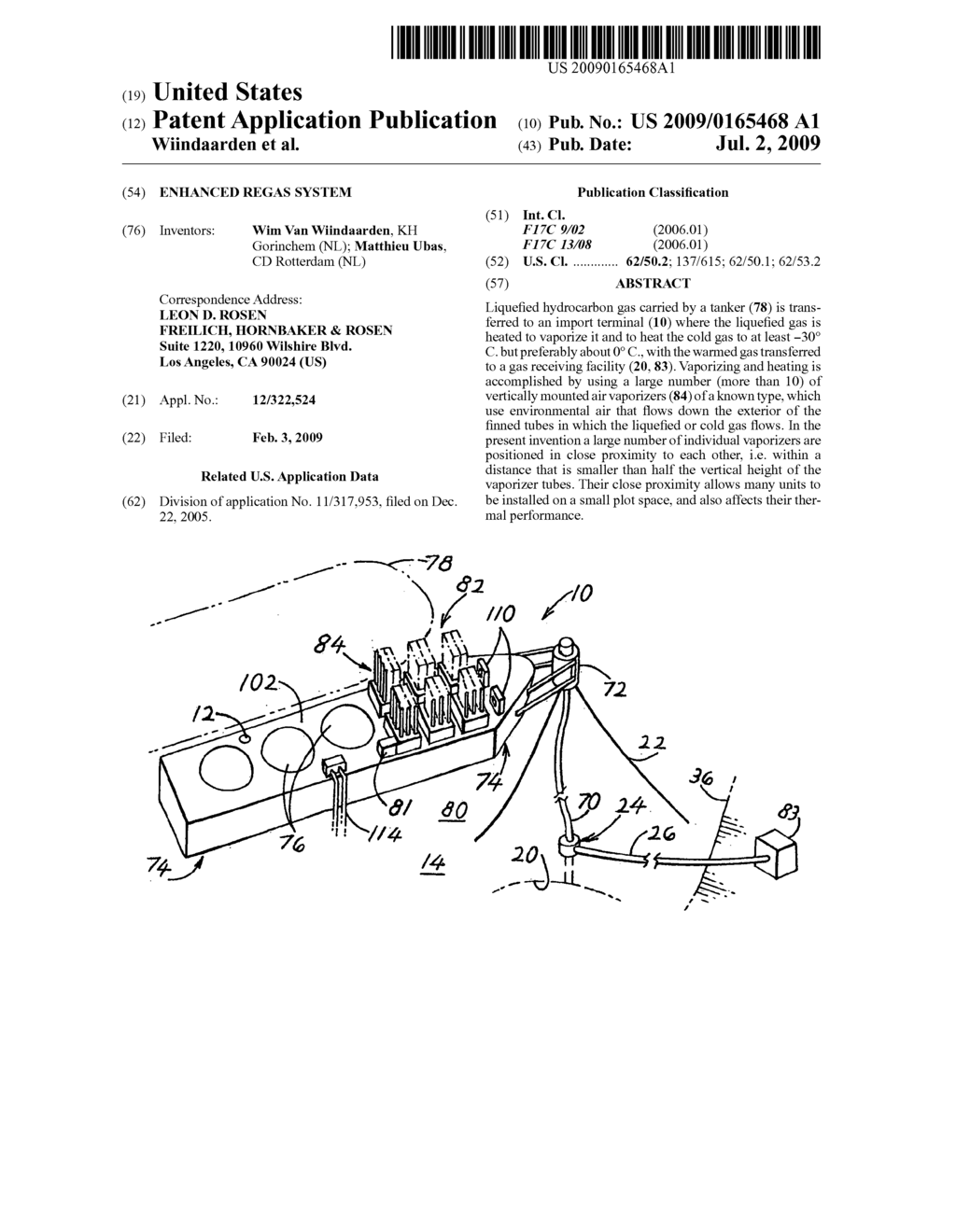 Enhanced regas system - diagram, schematic, and image 01