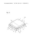 ANGULAR VELOCITY SENSOR, METHOD OF MANUFACTURING THE SAME, AND ELECTRONIC DEVICE USING THE ANGULAR VELOCITY SENSOR diagram and image