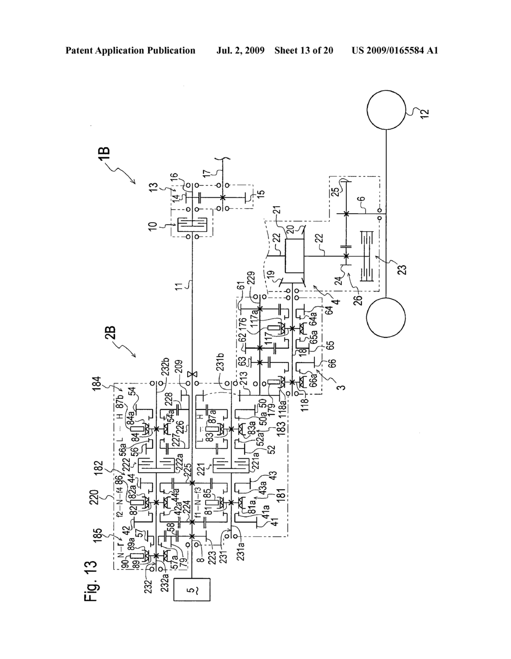 Dual Clutch Transmission - diagram, schematic, and image 14