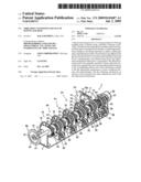 THREADING TENSIONING DEVICE OF SEWING MACHINE diagram and image