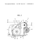 THREADING TENSIONING DEVICE OF SEWING MACHINE diagram and image