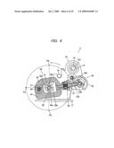 THREADING TENSIONING DEVICE OF SEWING MACHINE diagram and image