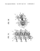 THREADING TENSIONING DEVICE OF SEWING MACHINE diagram and image