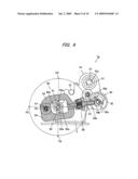 THREADING TENSIONING DEVICE OF SEWING MACHINE diagram and image