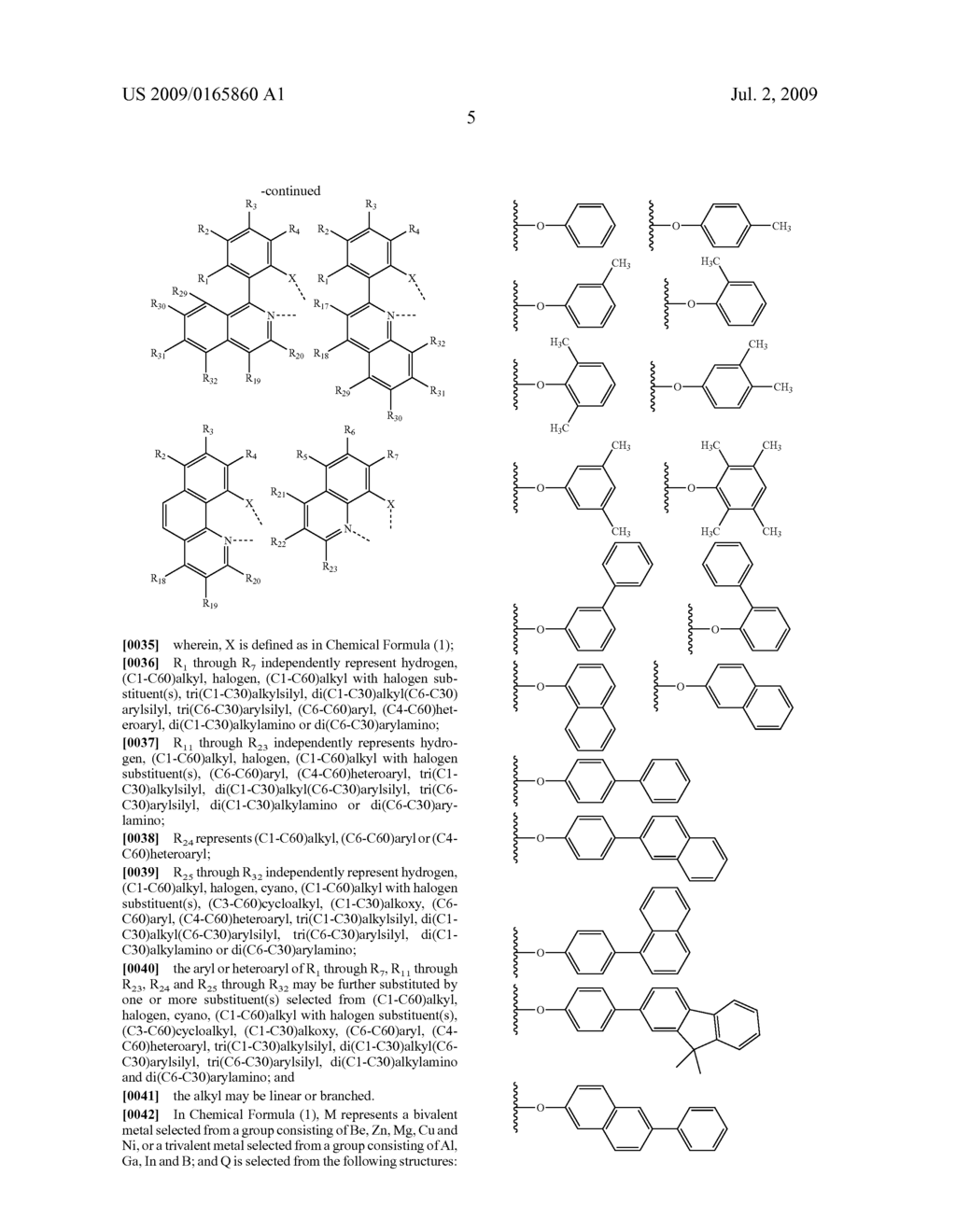 Electroluminescent device using electroluminescent compounds - diagram, schematic, and image 07