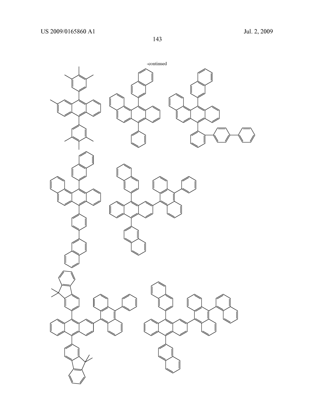 Electroluminescent device using electroluminescent compounds - diagram, schematic, and image 145