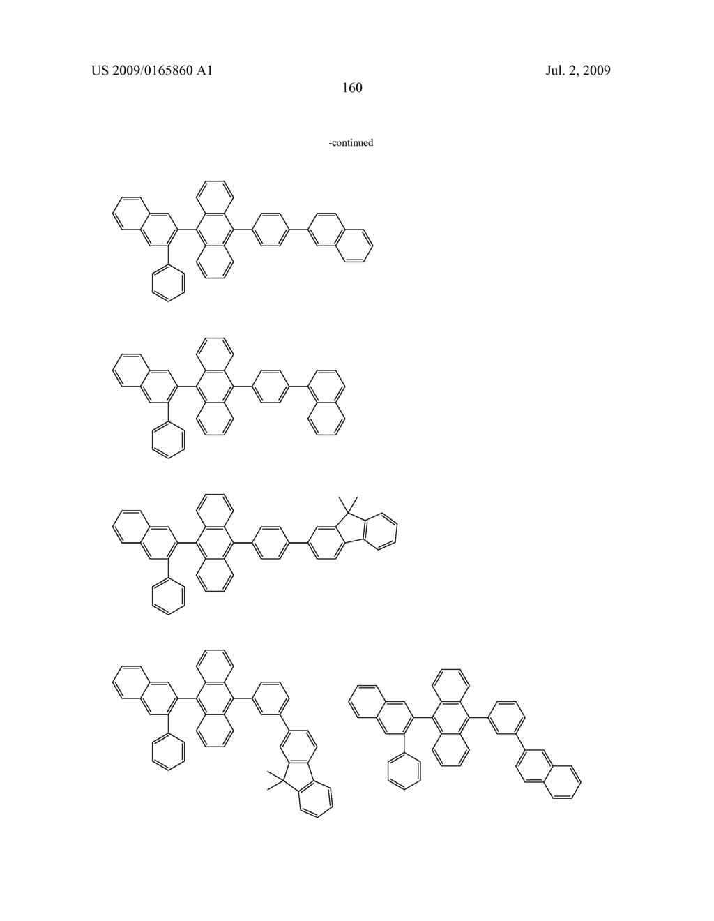 Electroluminescent device using electroluminescent compounds - diagram, schematic, and image 162