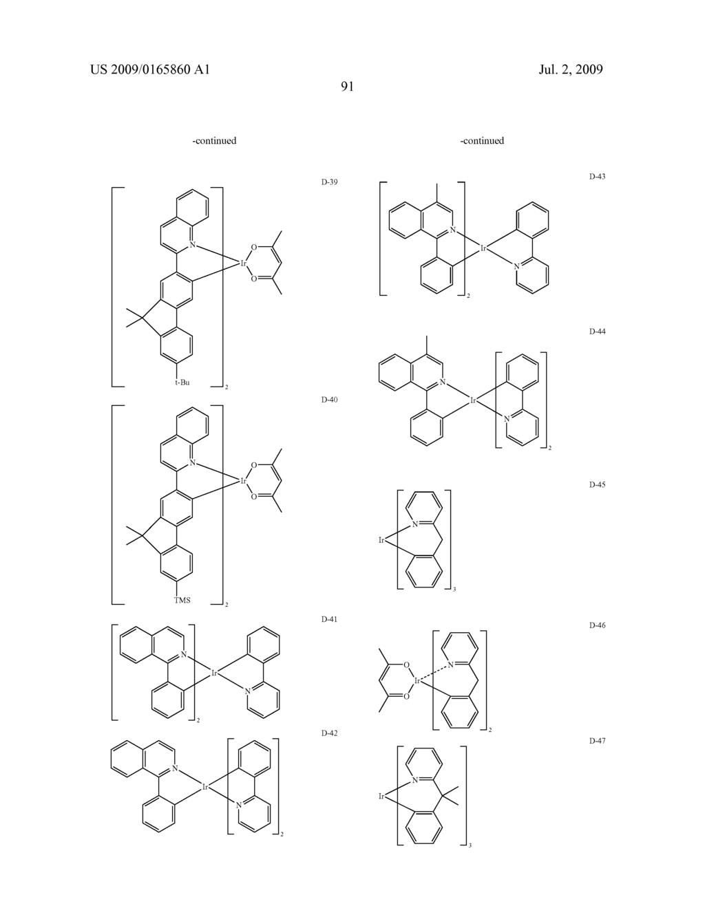 Electroluminescent device using electroluminescent compounds - diagram, schematic, and image 93