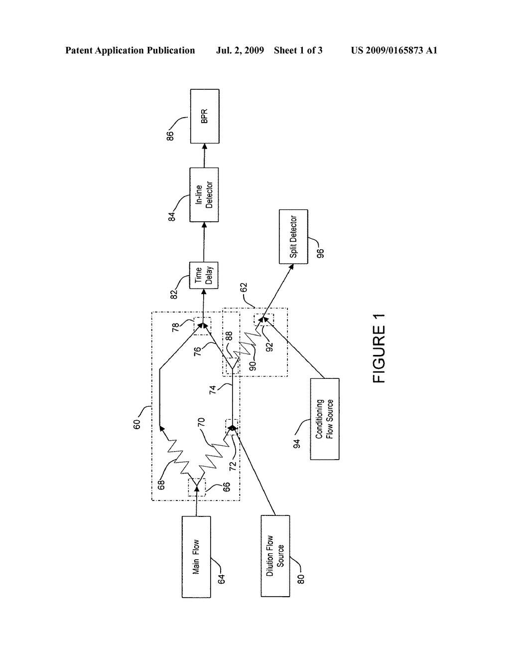 Variable ratio flow splitter for a flowstream - diagram, schematic, and image 02