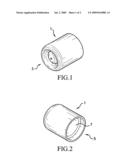 Cap and plug for masking or shipping diagram and image