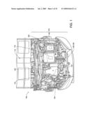 Hybrid Vehicle Having Power Assembly Arranged Transversely In Engine Compartment diagram and image