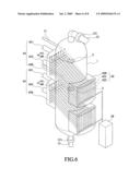 Porous honeycomb water treatment device diagram and image