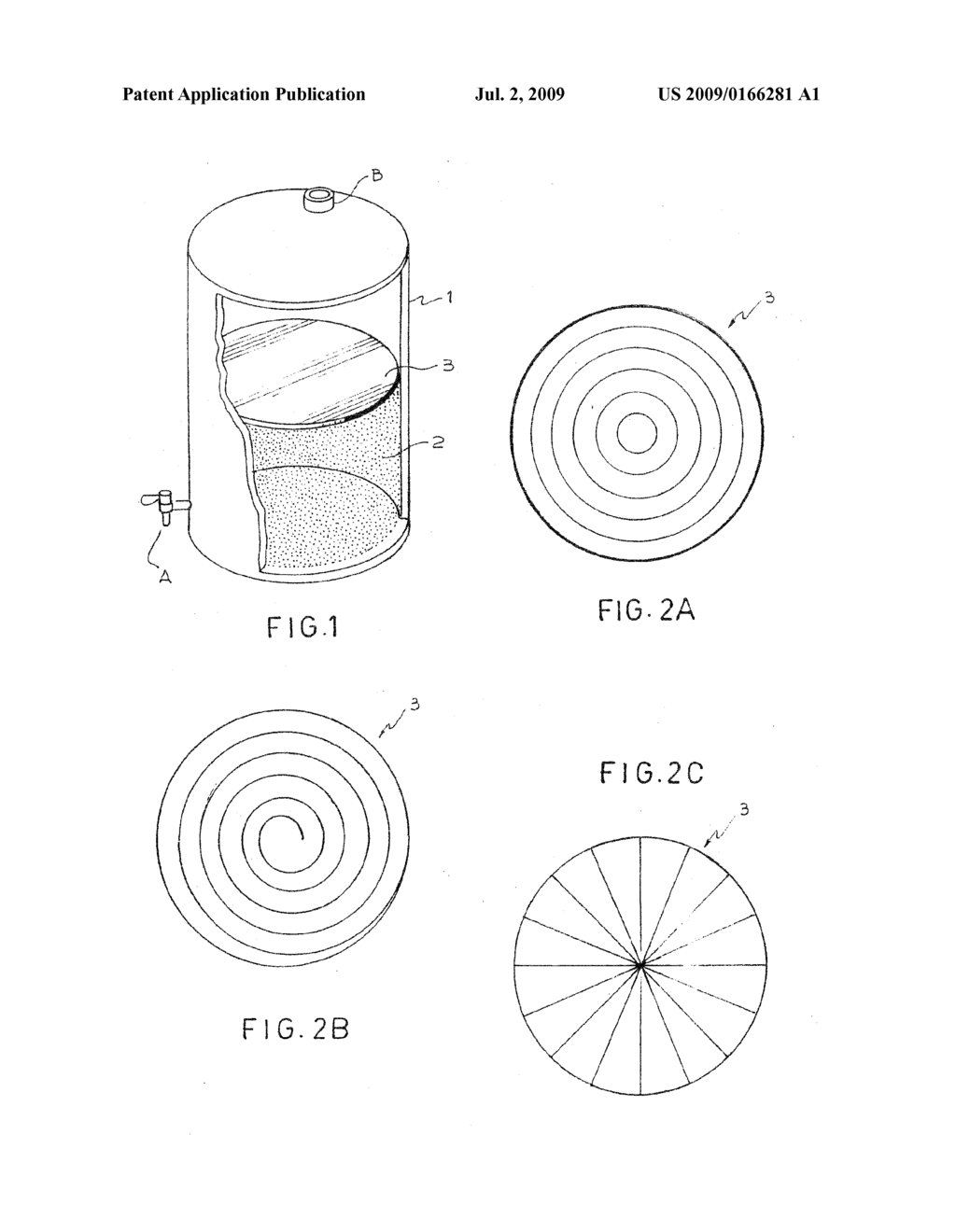 FLOATING DEVICE TO PREVENT CONTAMINATION OF A LIQUID OR PASTY MEDIUM PLACED IN A CONTAINER - diagram, schematic, and image 02