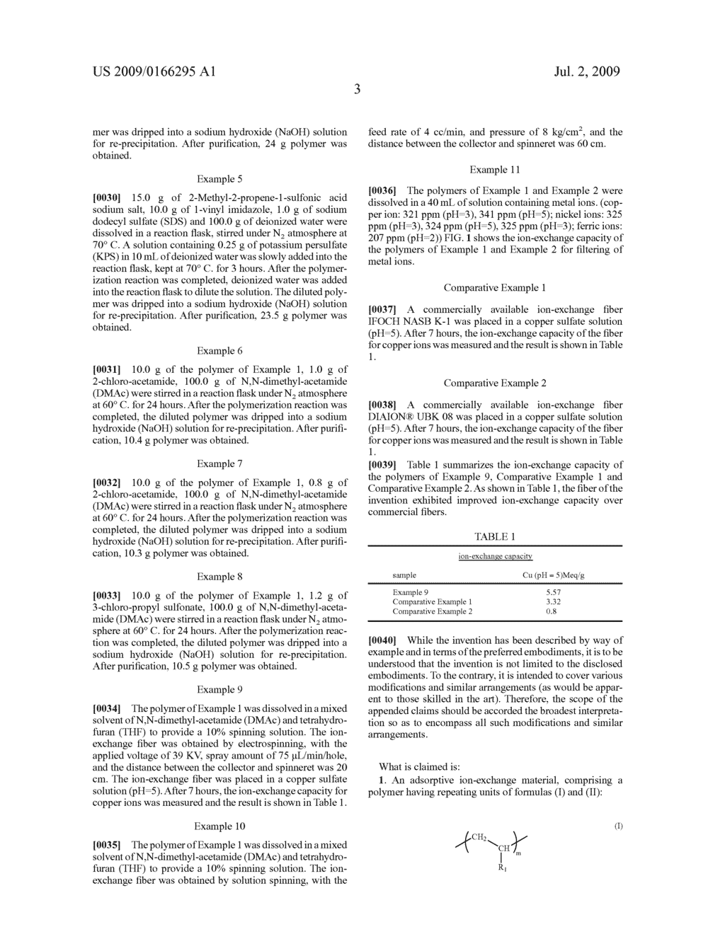 ADSORPTIVE ION-EXCHANGE MATERIAL AND METHOD FOR FILTERING METAL IONS USING THE MATERIAL - diagram, schematic, and image 05