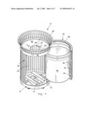 Wast receptacle diagram and image