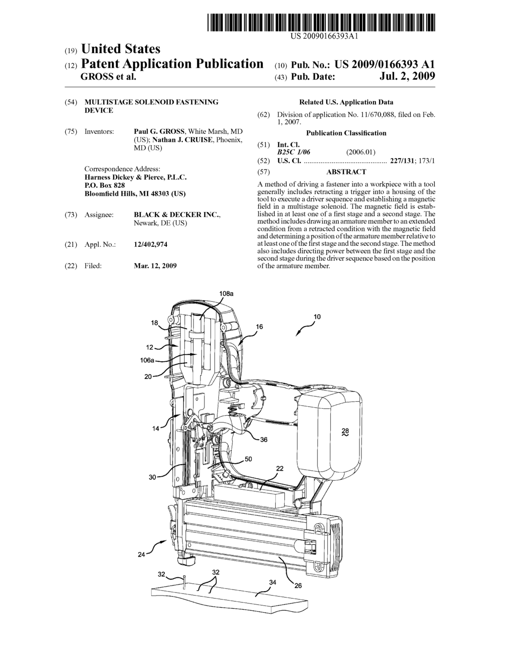 MULTISTAGE SOLENOID FASTENING DEVICE - diagram, schematic, and image 01