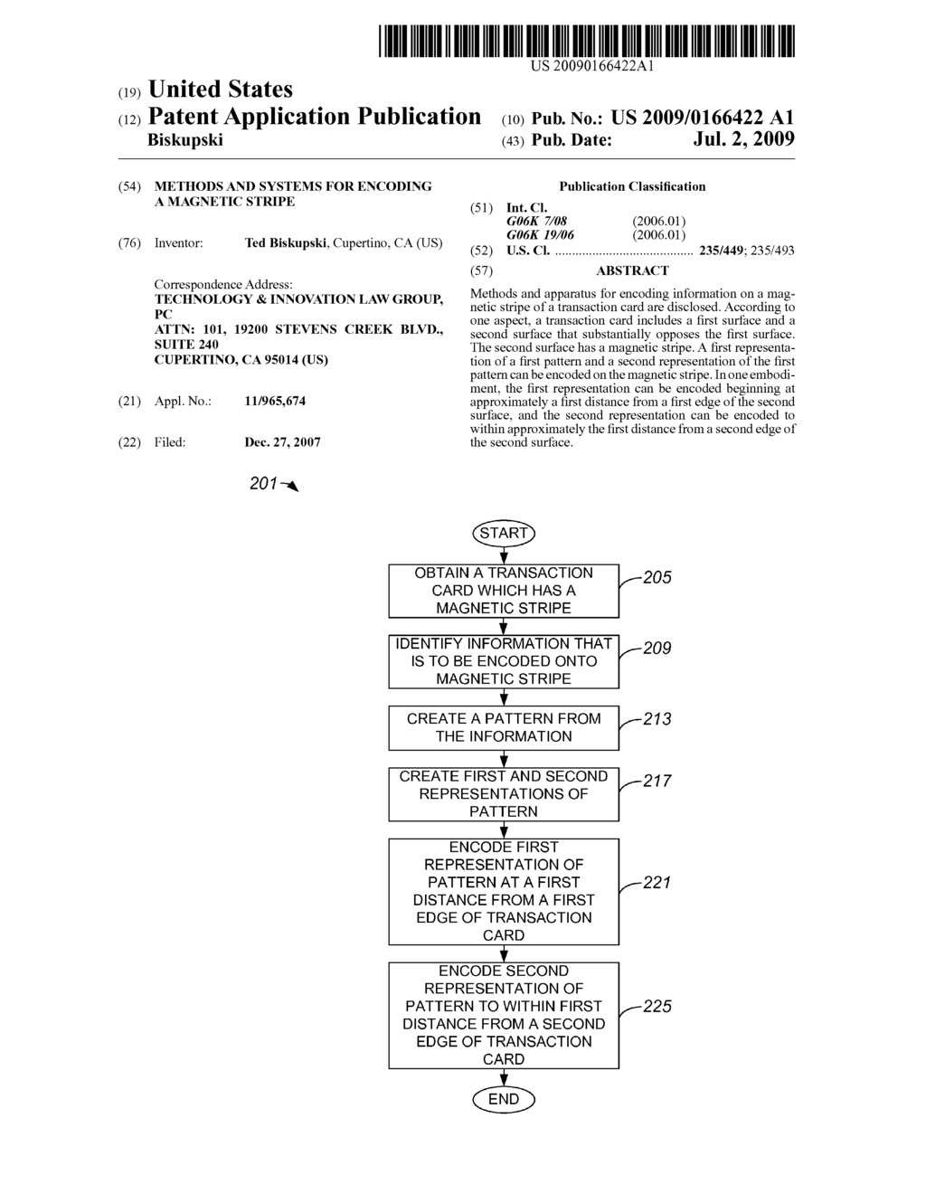 Methods and Systems for Encoding a Magnetic Stripe - diagram, schematic, and image 01