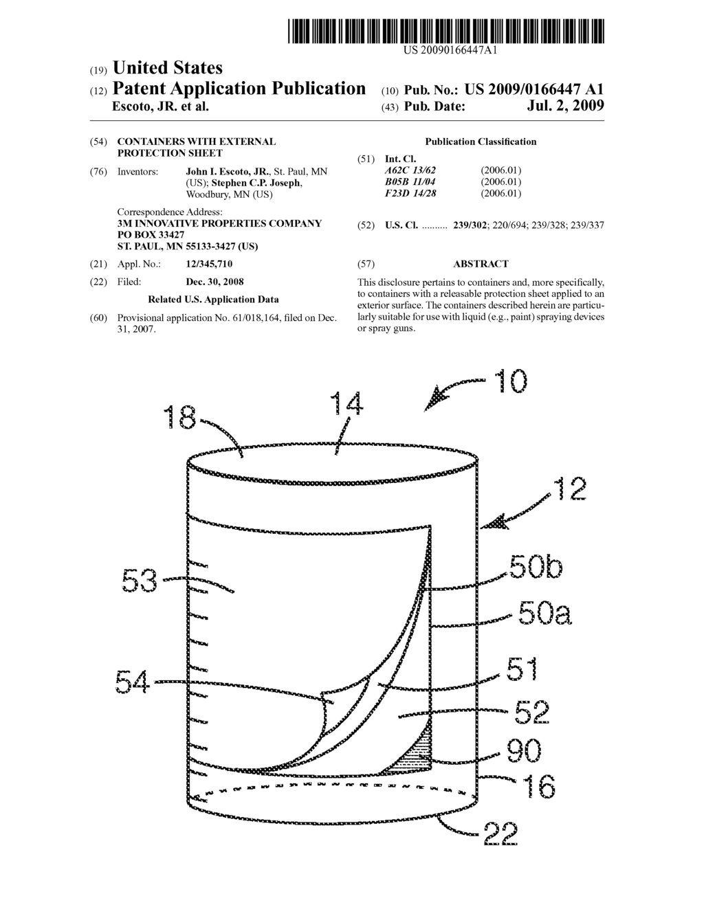 CONTAINERS WITH EXTERNAL PROTECTION SHEET - diagram, schematic, and image 01