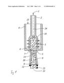 Atomizing Nozzle for Two Substances diagram and image