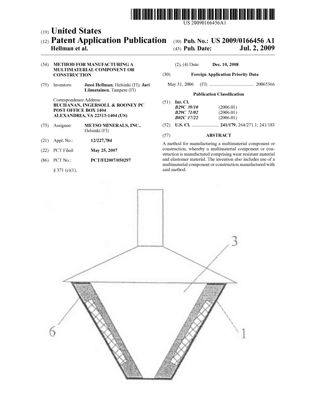 Method for Manufacturing a Multimaterial Component or Construction - diagram, schematic, and image 01