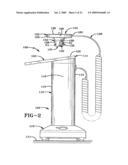 DEVICE FOR DISPLAY ITEM INCLUDING CENTERING MECHANISM diagram and image