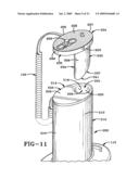 DEVICE FOR DISPLAY ITEM INCLUDING CENTERING MECHANISM diagram and image