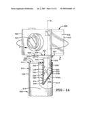 DEVICE FOR DISPLAY ITEM INCLUDING CENTERING MECHANISM diagram and image