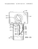 DEVICE FOR DISPLAY ITEM INCLUDING CENTERING MECHANISM diagram and image