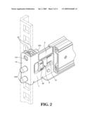 Slide mounting bracket structure diagram and image