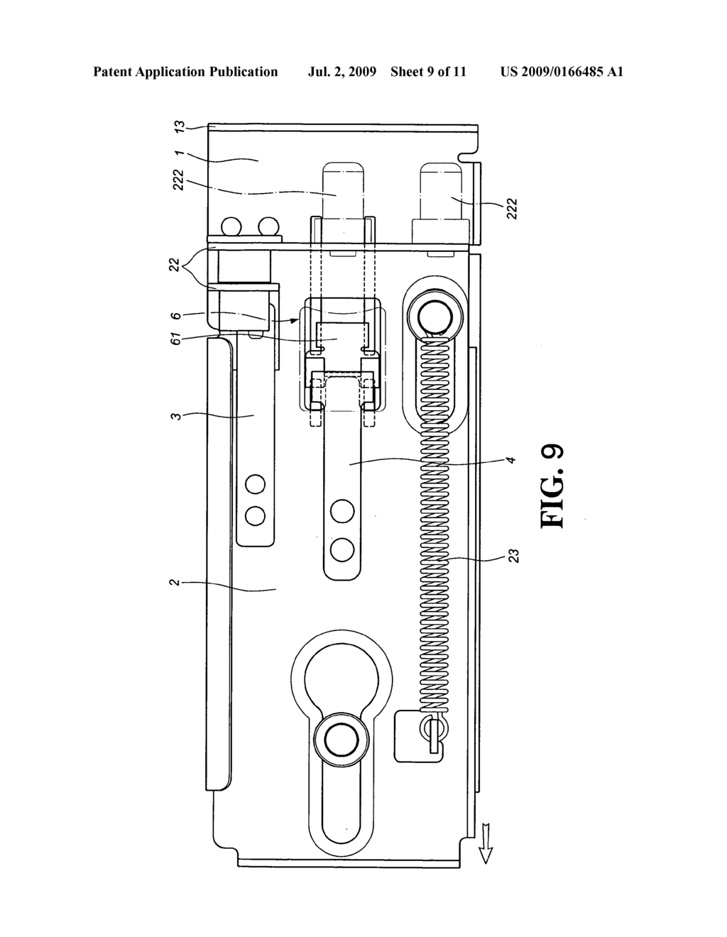 Slide mounting bracket structure - diagram, schematic, and image 10