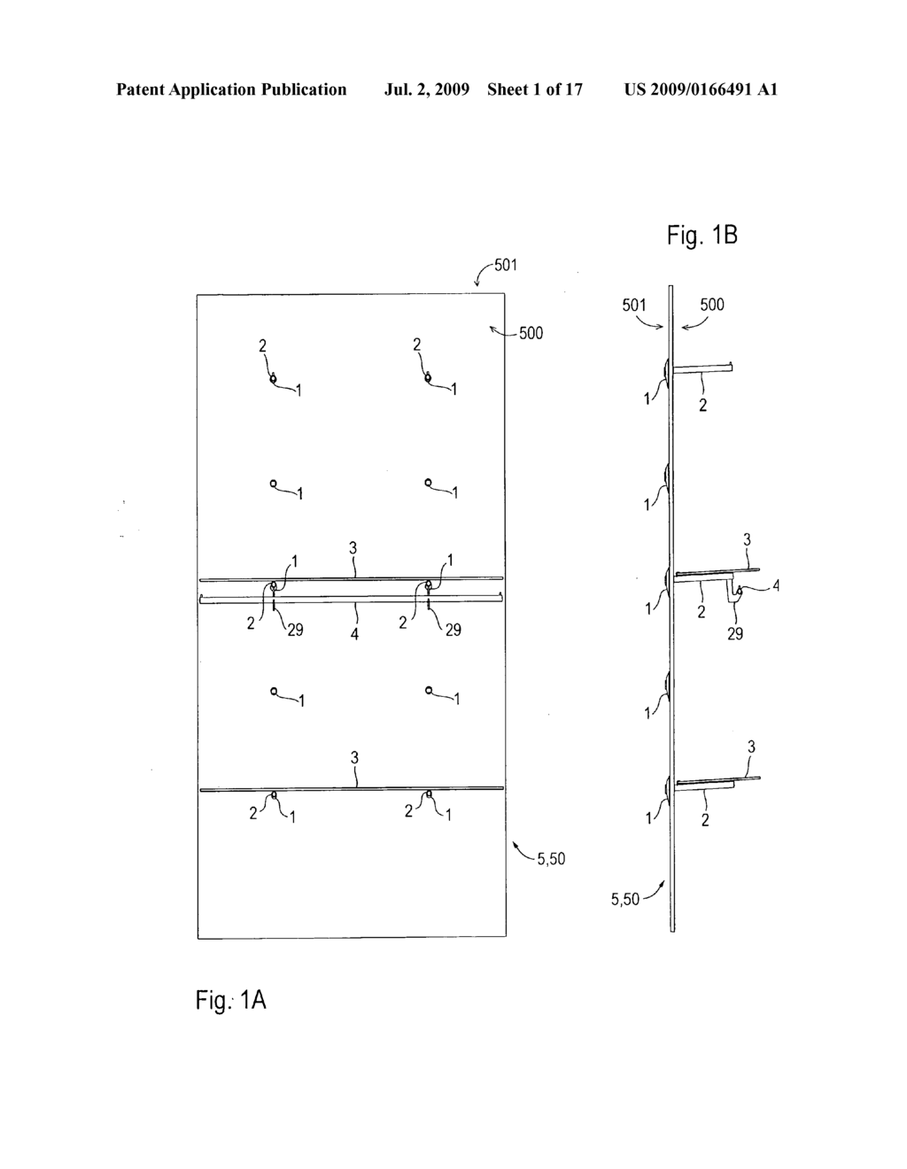 Hanging device for Displaying Merchandise - diagram, schematic, and image 02