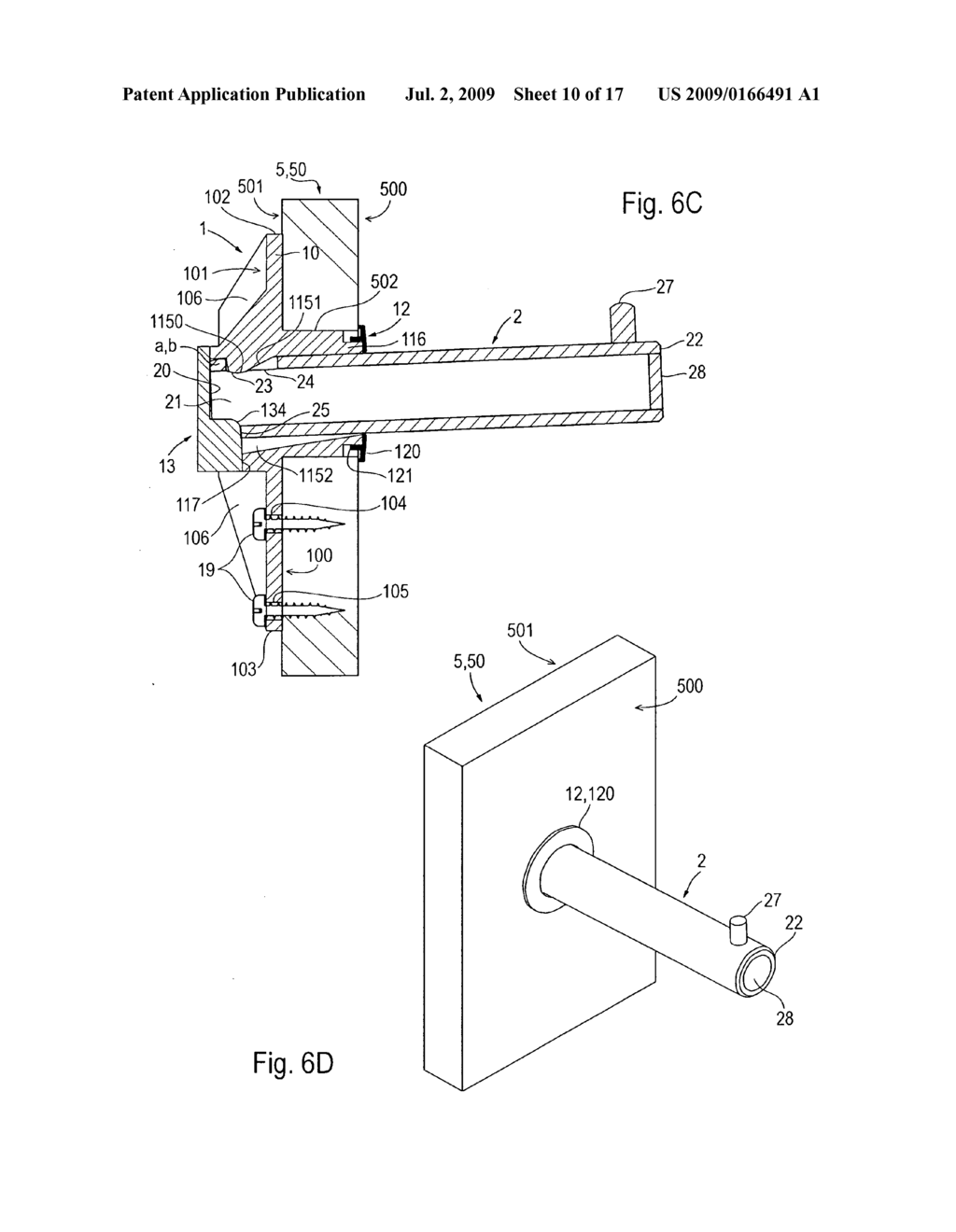 Hanging device for Displaying Merchandise - diagram, schematic, and image 11