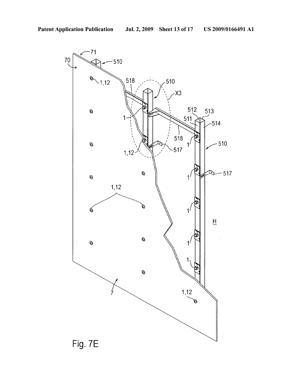 Hanging device for Displaying Merchandise - diagram, schematic, and image 14