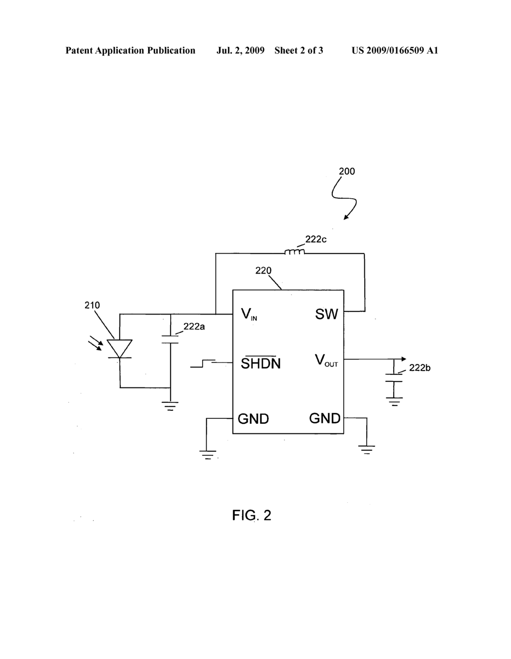 Optical power for electronic circuits using a single photovoltaic component - diagram, schematic, and image 03