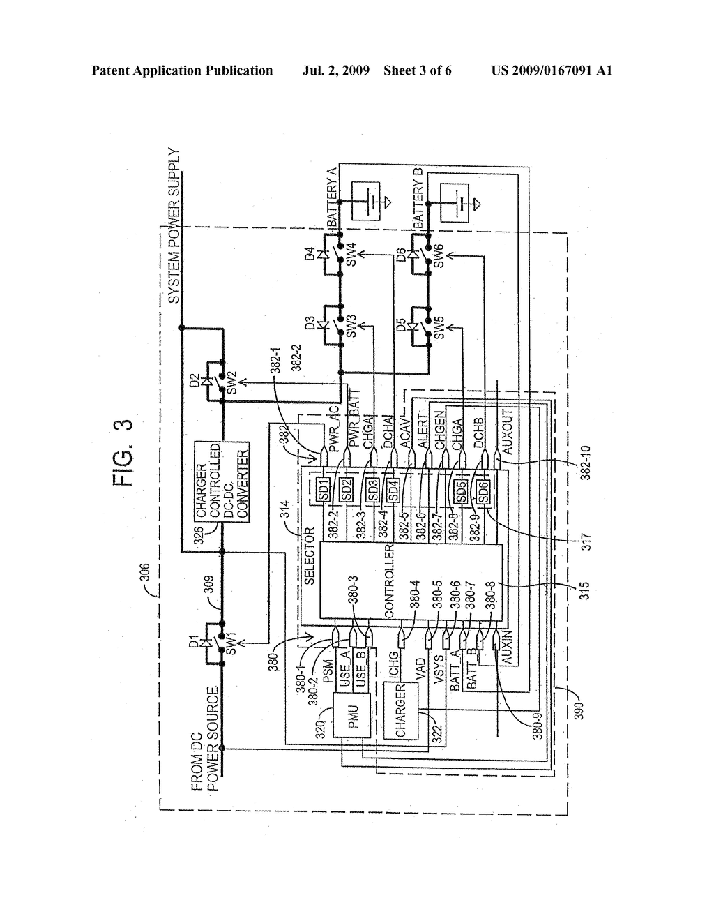 SELECTOR CIRCUIT FOR POWER MANAGEMENT IN MULTIPLE BATTERY SYSTEMS - diagram, schematic, and image 04