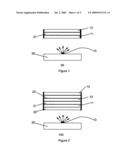 Lighting device having illumination, backlighting and display applications diagram and image