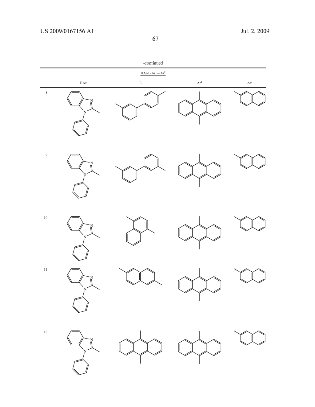 ORGANIC ELECTROLUMINESCENCE DEVICE - diagram, schematic, and image 68