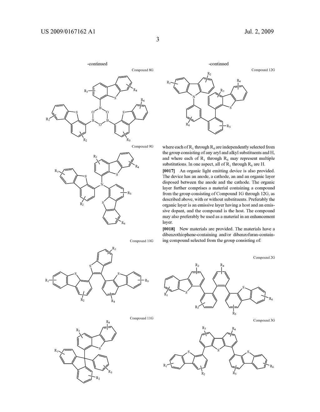 DIBENZOTHIOPHENE-CONTAINING MATERIALS IN PHOSPHORESCENT LIGHT EMITTING DIODES - diagram, schematic, and image 18